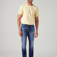 Men's 511 Blue Slim Fit Mid Rise Linen Jeans - Front View