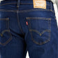 Men's 511 Dark Blue Slim Fit Mid Rise Jeans - Detail View