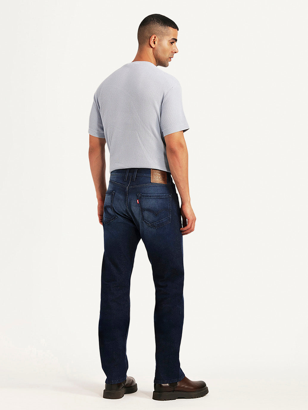 Men's 511 Dark Blue Slim Fit Hyper Stretch Jeans - Back View