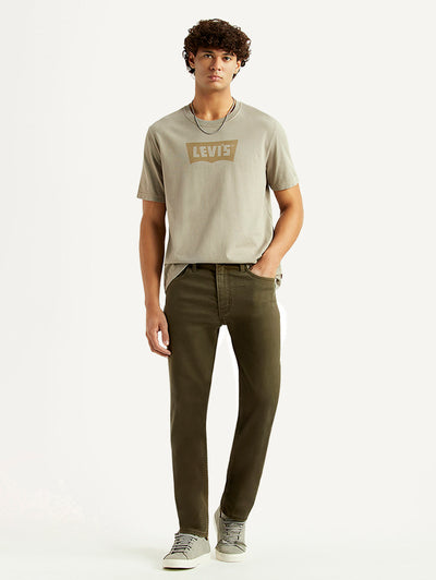 Men's 511 Olive Slim Fit Mid Rise Jeans-image-1