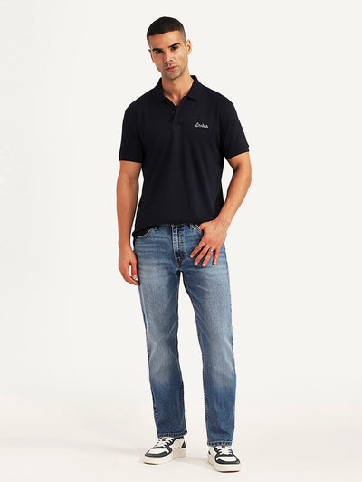 Men's 511 Blue Slim Fit Mid Rise Kooltex Jeans-image-42