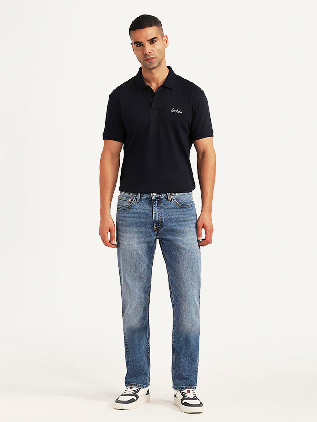 Men's 511 Blue Slim Fit Mid Rise Kooltex Jeans - Front View