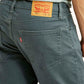 Men's 511 Blue Slim Fit Mid Rise Jeans - Detail View