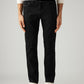 Men's 511 Black Slim Fit Mid Rise Jeans - Front View