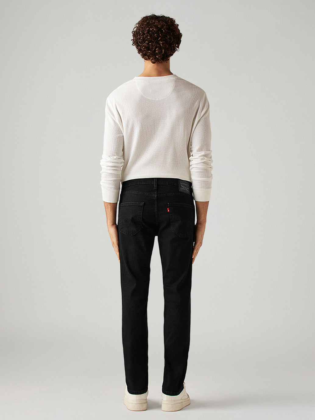 Men's 511 Black Slim Fit Mid Rise Jeans - Back View