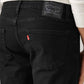 Men's 511 Black Slim Fit Mid Rise Jeans - Detail View