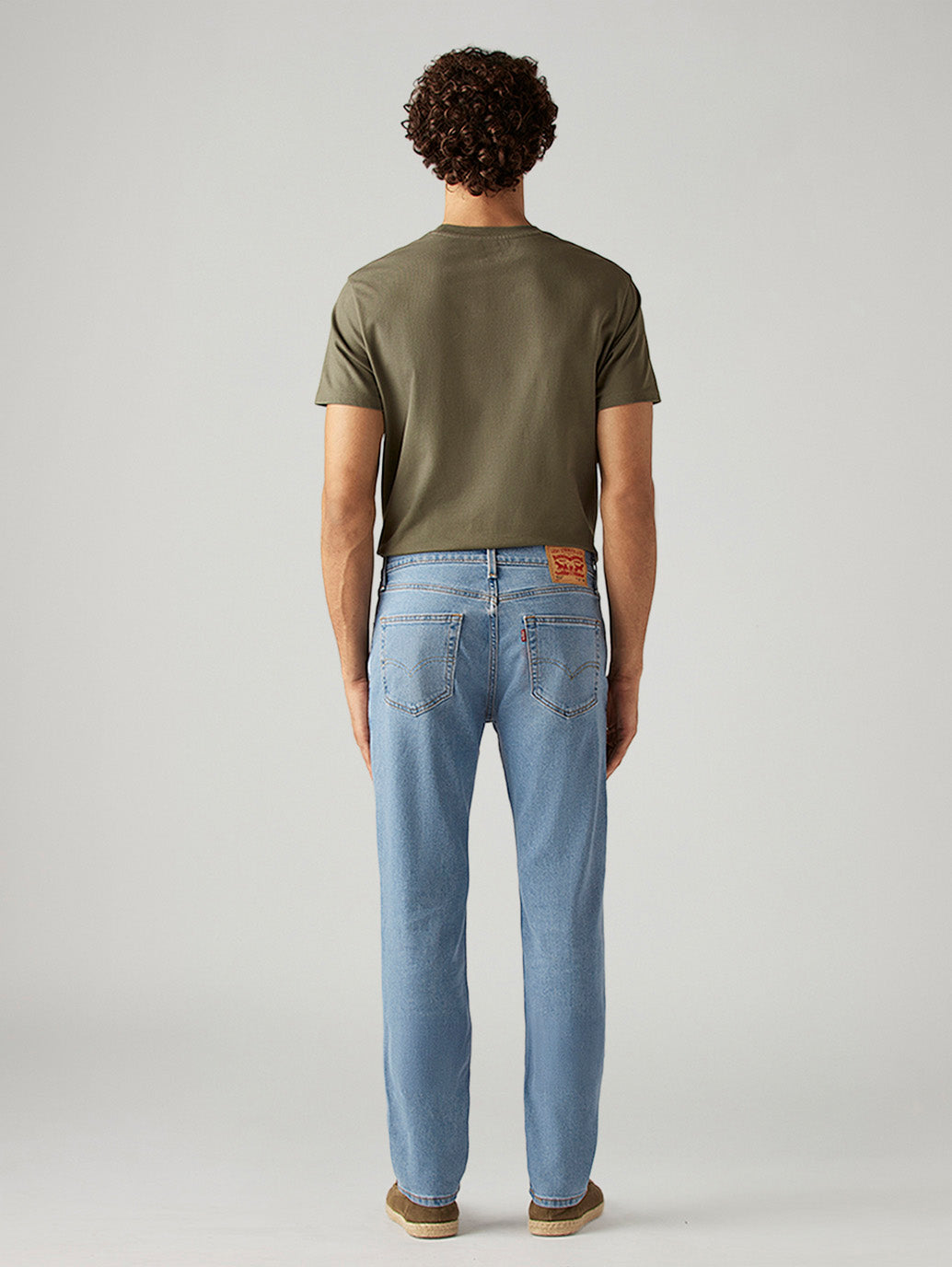 Men's 511 Light Blue Slim Fit Mid Rise Jeans - Back View