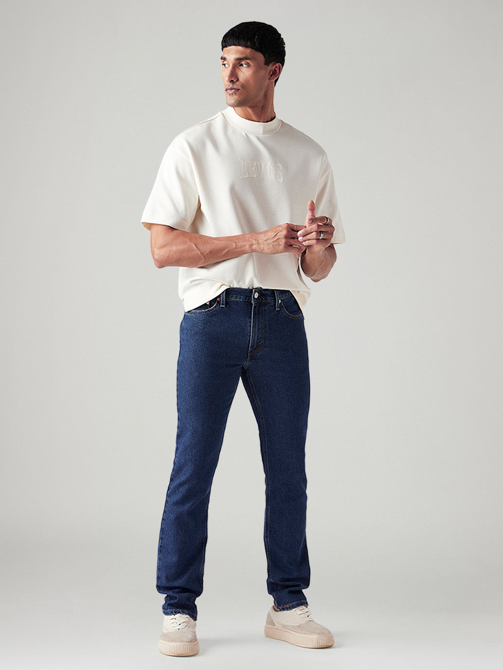 Men's 511 Blue Slim Fit Mid Rise Jeans