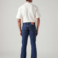 Men's 511 Blue Slim Fit Mid Rise Jeans - Back View