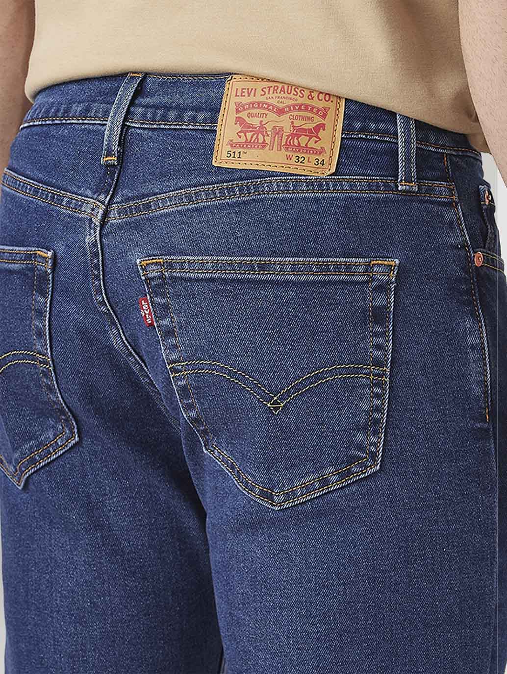 Mens 511 Mid Rise Slim Fit Cotton Stretch Blend Jeans - 8a518bf4-39b1-47c7-b775-1bd2c0beab4f View