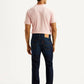 Men's 511 Navy Slim Fit Mid Rise Linen Jeans - Back View