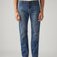 Men's 511 Blue Slim Fit Mid Rise Selvedge Jeans - Front View
