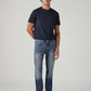 Men's 511 Blue Slim Fit Mid Rise Jeans - Front View