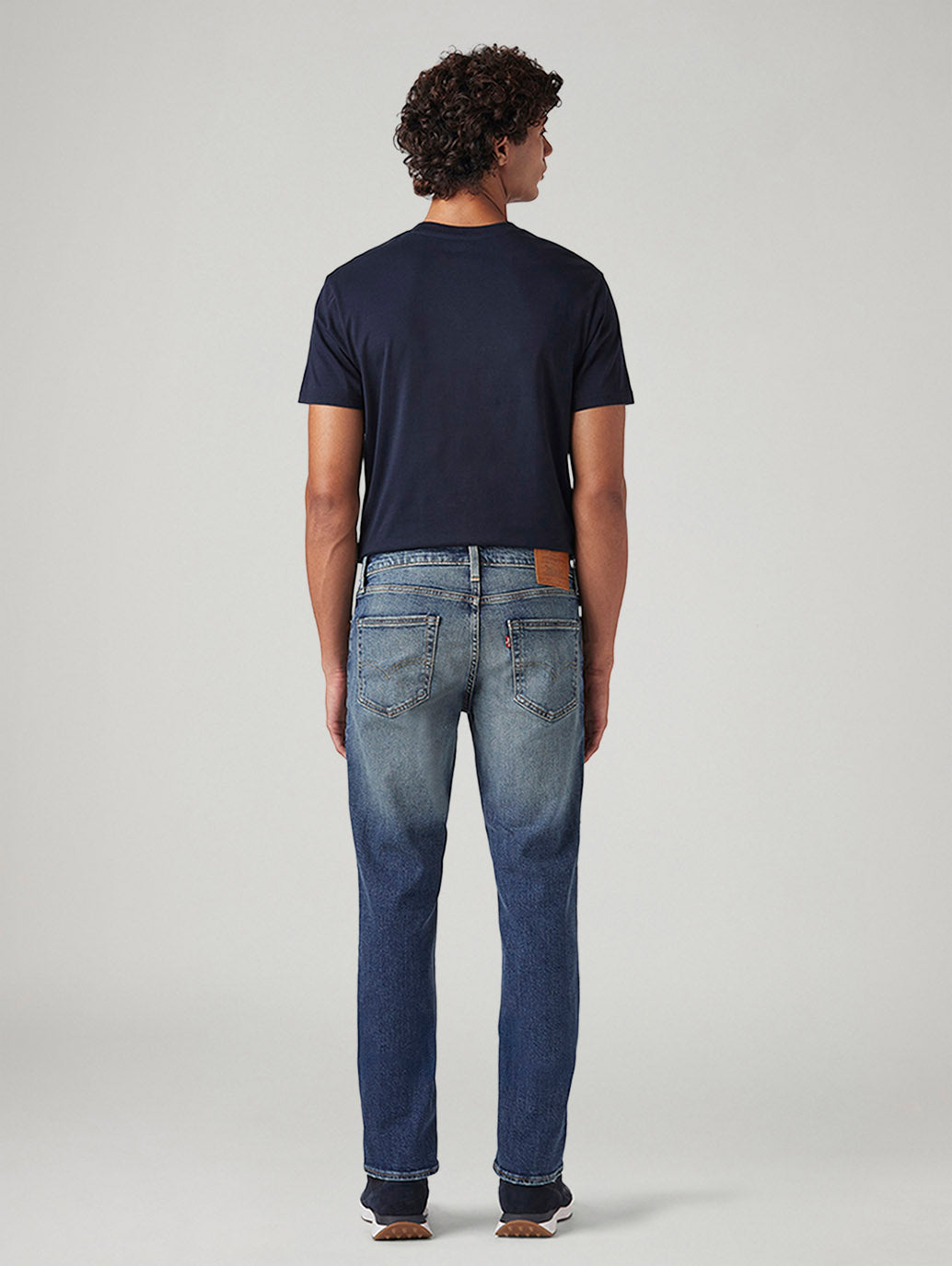 Men's 511 Blue Slim Fit Mid Rise Jeans - Back View