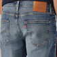 Men's 511 Blue Slim Fit Mid Rise Jeans - Detail View