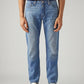 Men's 511 Blue Slim Fit Mid Rise Selvedge Jeans - Front View
