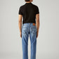 Men's 511 Blue Slim Fit Mid Rise Selvedge Jeans - Back View