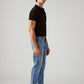 Men's 511 Blue Slim Fit Mid Rise Selvedge Jeans - Side View