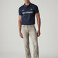 Men's 511 Beige Slim Fit Mid Rise Overdyed Jeans - Front View