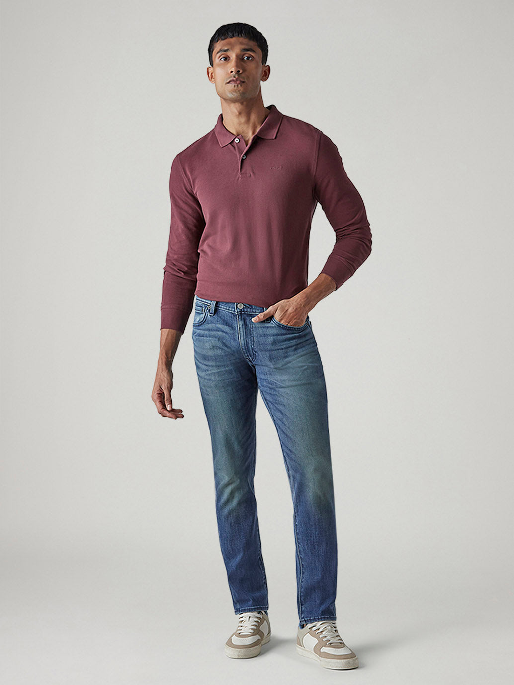 Men's 511 Tinted Med Indigo Slim Fit Mid Rise Bi-Stretch Jeans