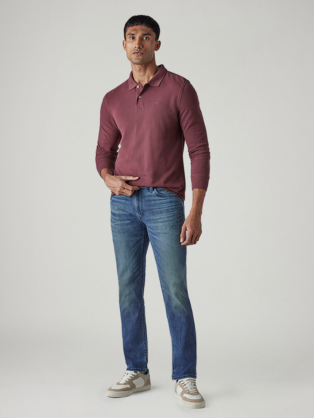 Men's 511 Tinted Med Indigo Slim Fit Mid Rise Bi-Stretch Jeans - 20 View