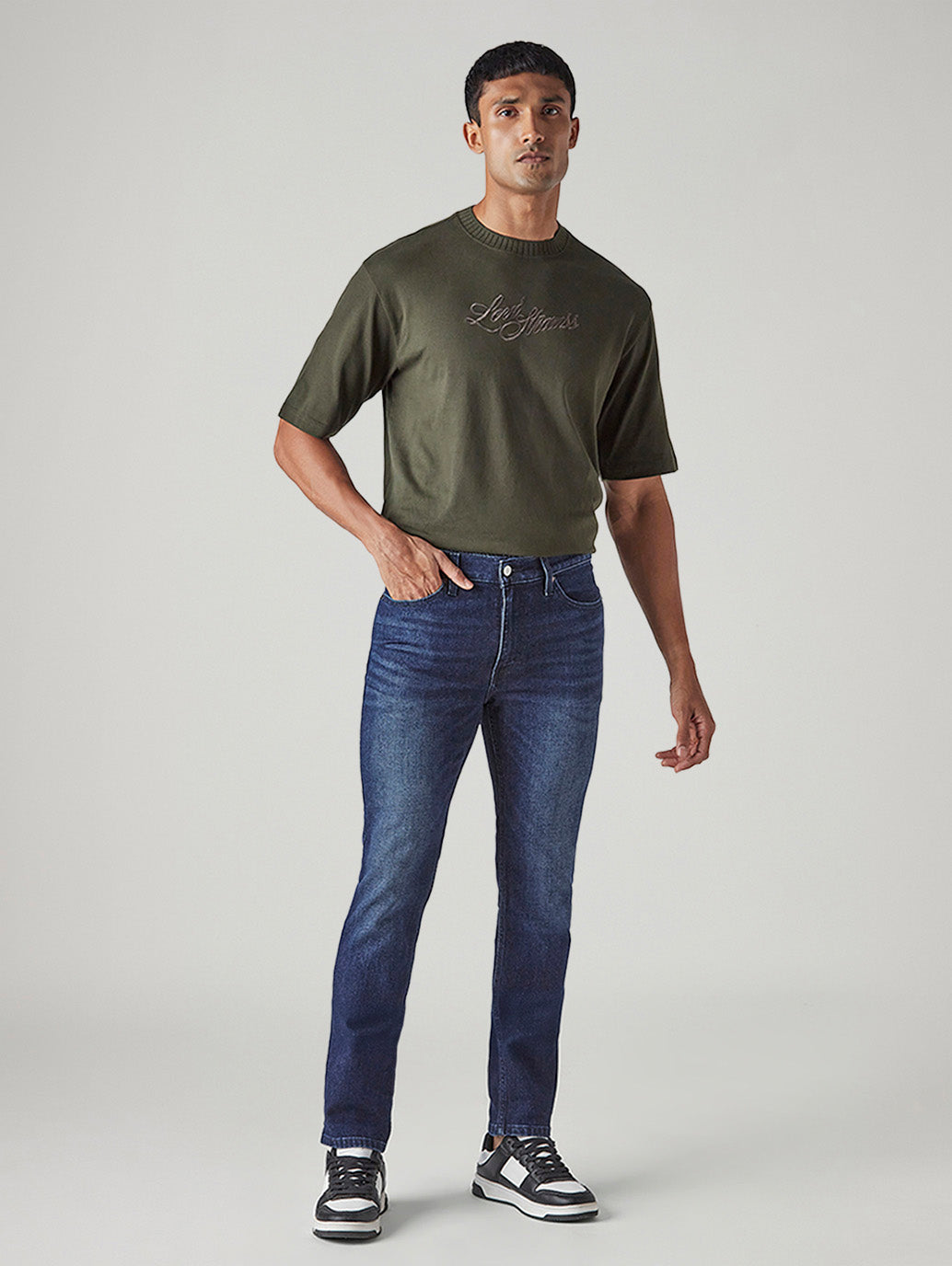 Men's 511 Dark Indigo Slim Fit Mid Rise Kooltex Jeans