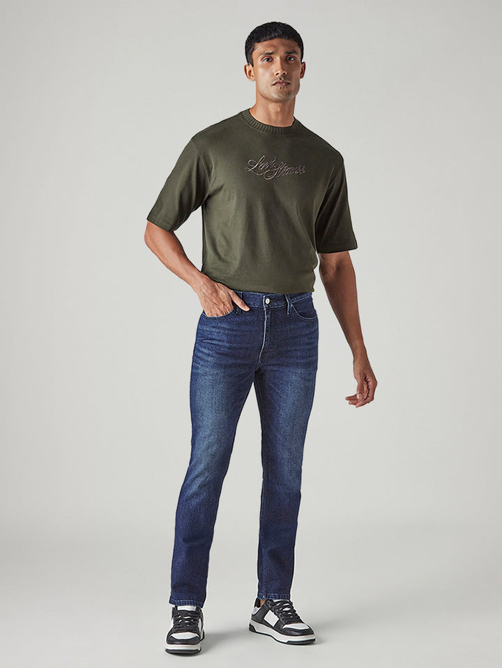 Men's 511 Dark Indigo Slim Fit Mid Rise Kooltex Jeans