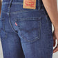 Men's 511 Dark Indigo Slim Fit Mid Rise Kooltex Jeans - Detail View