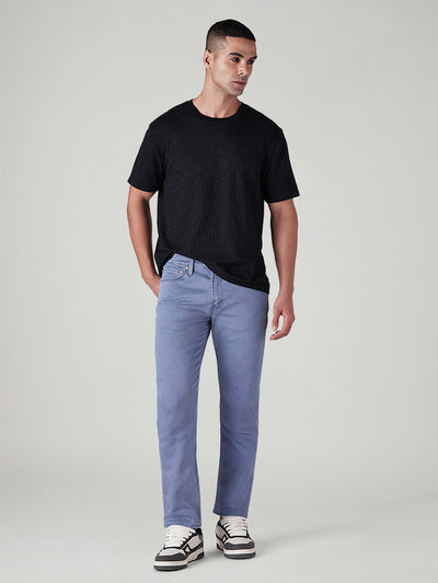 levi's Men's 511 Blue Slim Fit Mid Rise Overdyed Jeans-picture-34