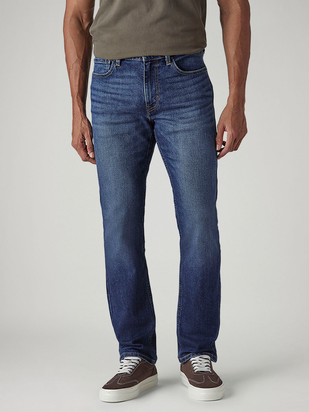 Men's 511 Blue Slim Fit Mid Rise Jeans - 20 View