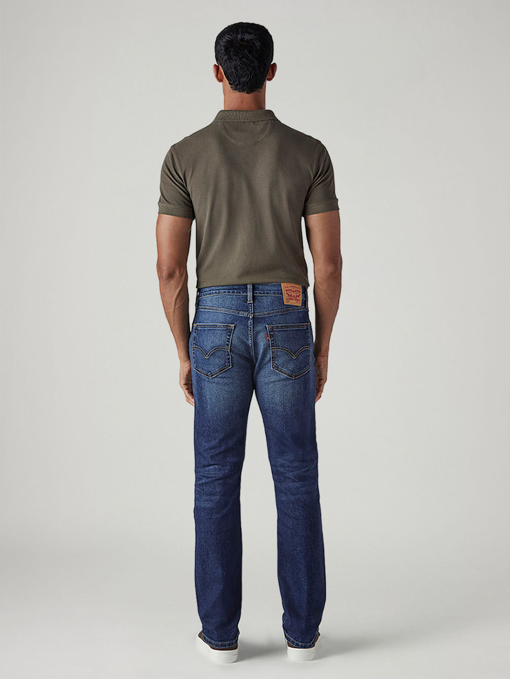 Men's 511 Blue Slim Fit Mid Rise Jeans - 20 View