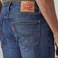 Men's 511 Blue Slim Fit Mid Rise Jeans - 20 View