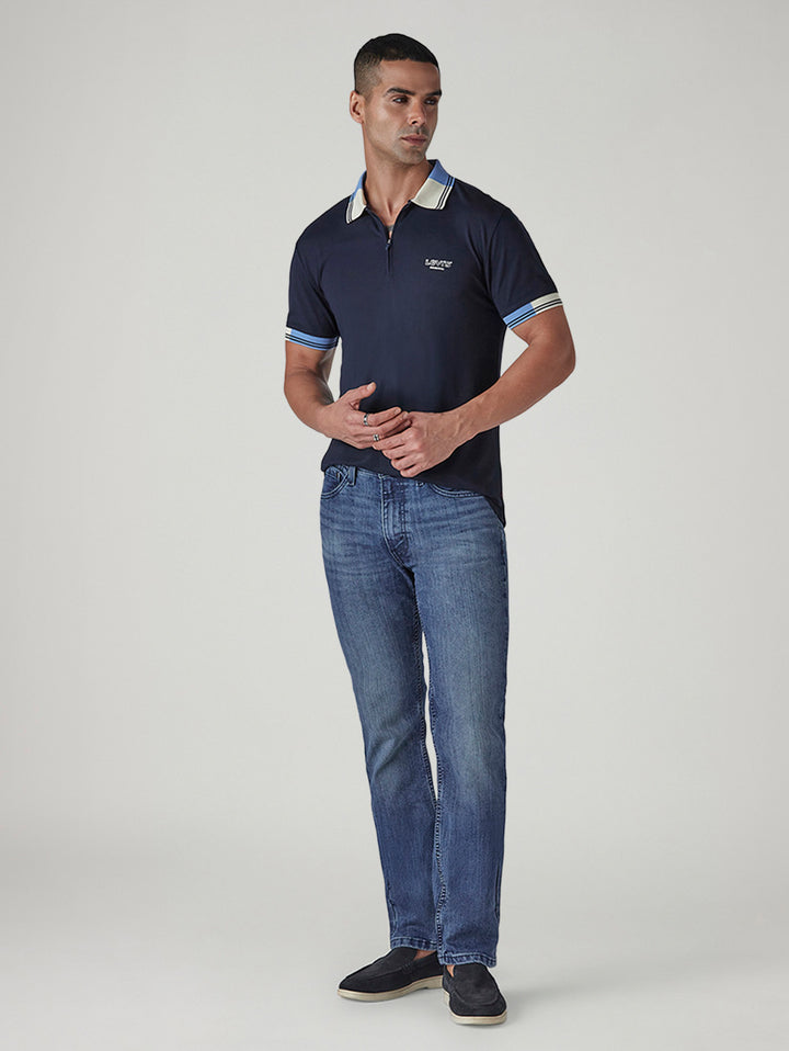 Men's 511 Blue Slim Fit Mid Rise Kooltex Jeans