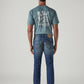 Men's 511 Tinted Dark Indigo Slim Fit Mid Rise Jeans - Back View