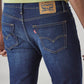 Men's 511 Dark Indigo Slim Fit Mid Rise Jeans - Detail View