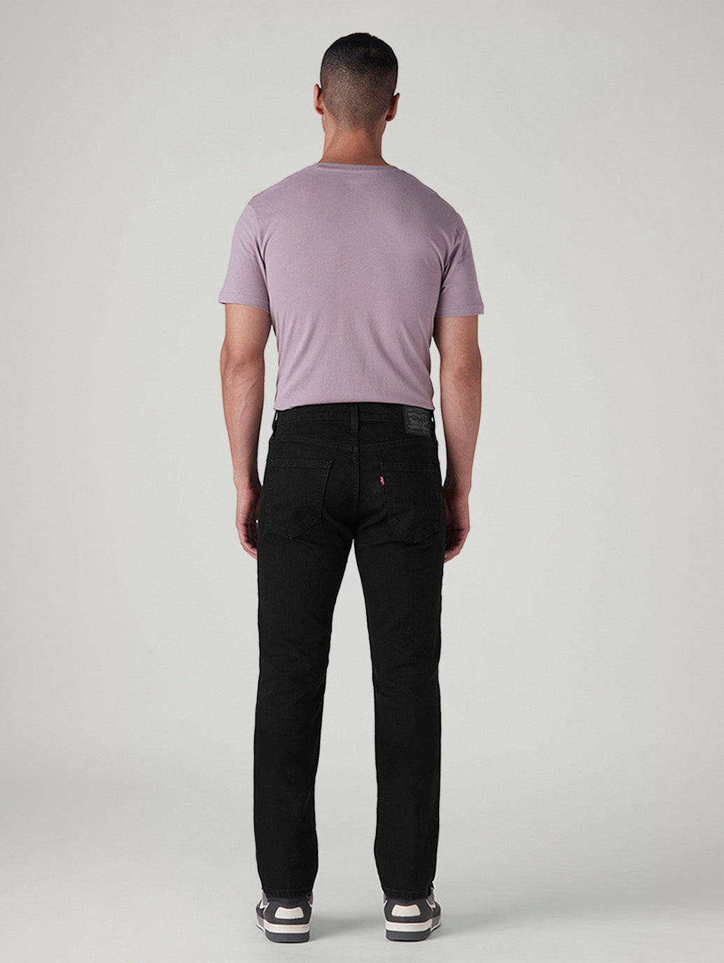 Men's 511 Black Slim Fit Mid Rise Jeans - Back View