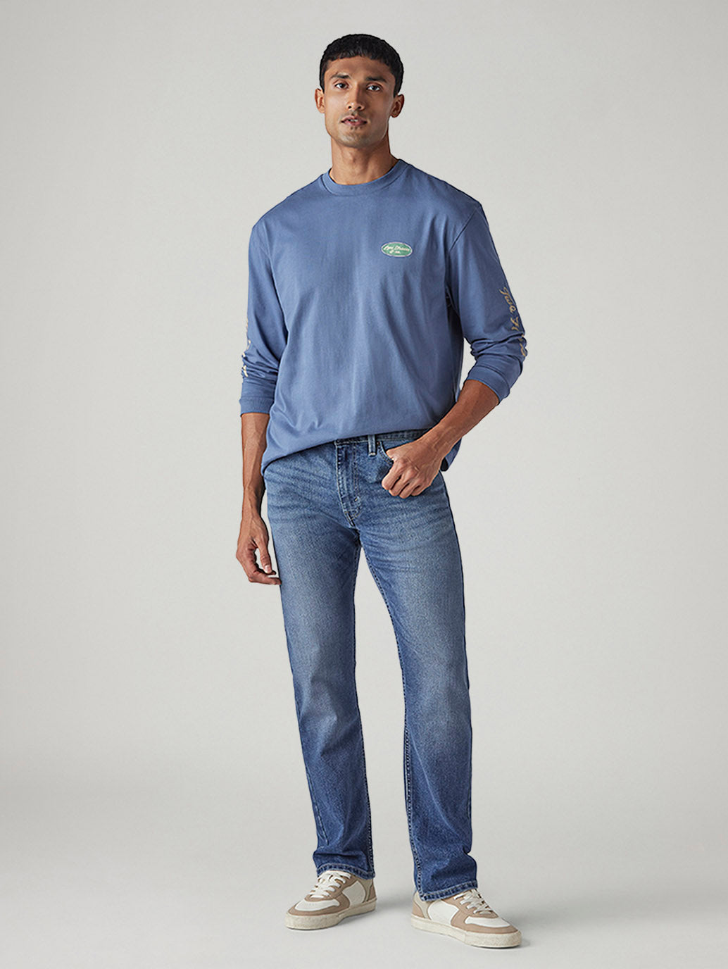 Men's 511 Light Blue Slim Fit Mid Rise Jeans