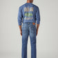 Men's 511 Light Blue Slim Fit Mid Rise Jeans - Back View