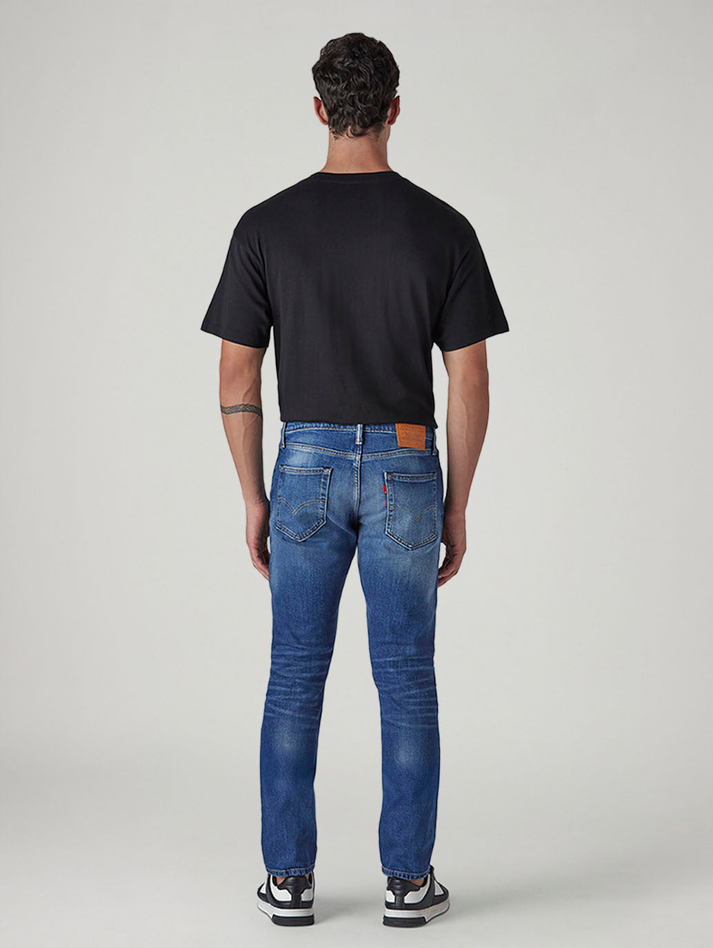 Men's 511 Blue Slim Fit Mid Rise Selvedge Jeans - 20 View