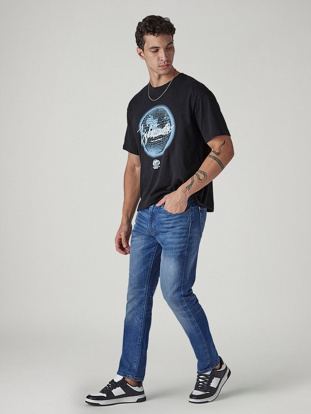 Men's 511 Blue Slim Fit Mid Rise Selvedge Jeans - 20 View