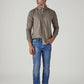 Men's 511 Blue Slim Fit Mid Rise Selvedge Linen Jeans - Styleshot View