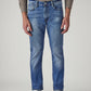 Men's 511 Blue Slim Fit Mid Rise Selvedge Linen Jeans - Front View