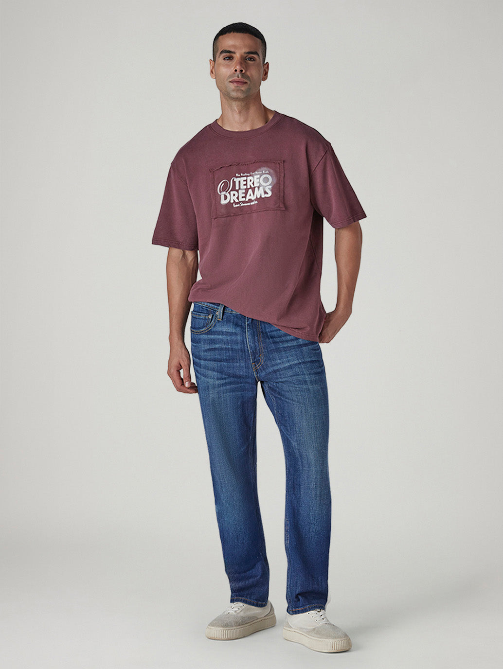 Men's 541 Dark Indigo Athletic Tapered Fit Mid Rise Jeans