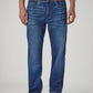 Men's 541 Dark Indigo Athletic Tapered Fit Mid Rise Jeans - Front View