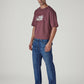 Men's 541 Dark Indigo Athletic Tapered Fit Mid Rise Jeans - Side View