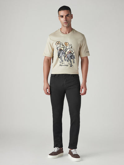 Men's 517 Black Bootcut Fit Mid Rise Jeans-image-10