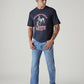 Men's 541 Light Blue Athletic Tapered Fit Mid Rise Selvedge Jeans - Styleshot View