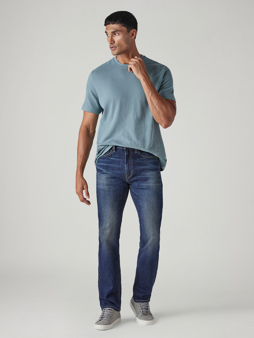 Men's 512 Dark Indigo Slim Tapered Fit Mid Rise Kooltex Jeans
