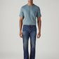Men's 512 Dark Indigo Slim Tapered Fit Mid Rise Kooltex Jeans - Front View