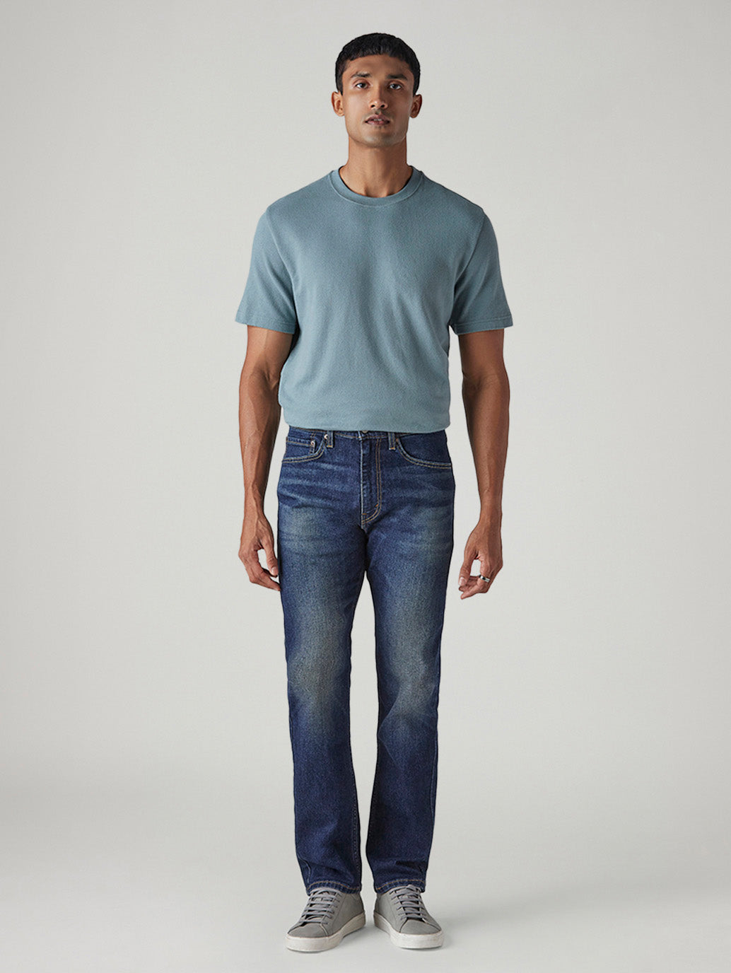 Men's 512 Dark Indigo Slim Tapered Fit Mid Rise Kooltex Jeans - Front View